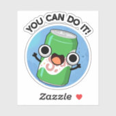Je kunt het grappige Soda Pop doen Sticker (Vel)
