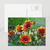 Je kunt het Inspirerend doen Briefkaart (Voorkant / Achterkant)