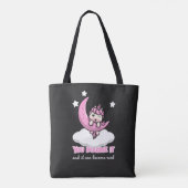 Je kunt het je voorstellen en het kan echt worden tote bag (Achterkant)