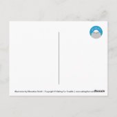 Je kunt het! Kawaii Mt Fuji Briefkaart (Achterkant)