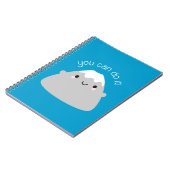 Je kunt het! Kawaii Mt Fuji Notitieboek (Linkerzijde)