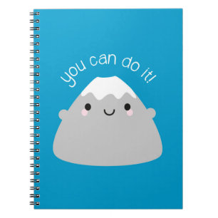 Je kunt het! Kawaii Mt Fuji Notitieboek