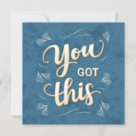 Je Kunt Het Lettertype Motivatiekaart