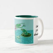 Je kunt het...leven je dromen tweekleurige koffiemok (Voorkant rechts)