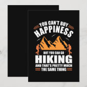 Je kunt het liefhebben en geluk kopen save the date (Voorkant / Achterkant)