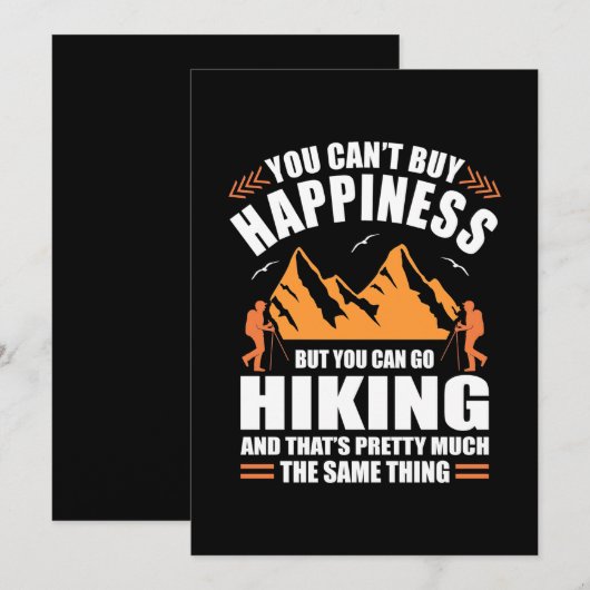 Je kunt het liefhebben en geluk kopen save the date (Voorkant / Achterkant)