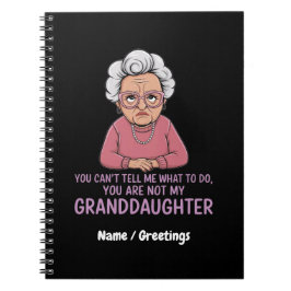 Je kunt het me niet vertellen, je bent mijn kleind notitieboek