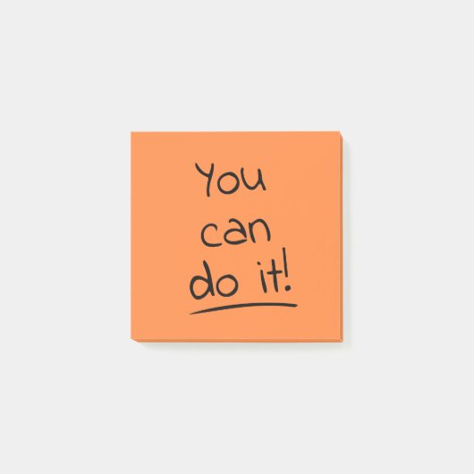 Je kunt het Motivatie positief doen Post-it® Notes (Voorkant)