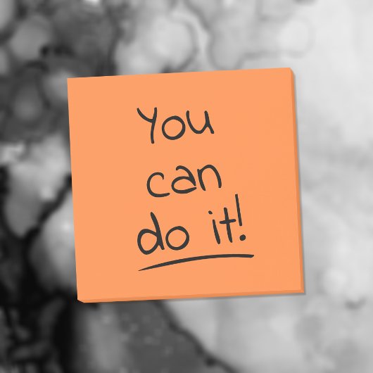 Je kunt het Motivatie positief doen Post-it® Notes