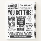 Je Kunt Het Motivational Quotes Notitieboek (Achterkant)