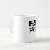 Je kunt het niet oplossen, maar je kunt het scheid koffiemok (Voorkant links)