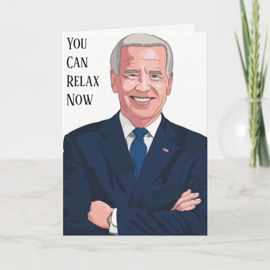 Je kunt het ontdoen dat Biden deze grappige dag he Kaart (Voorkant)