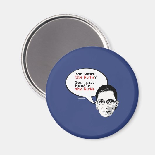 Je kunt het Ruth niet aan. Magneet (Voorkant / Achterkant)