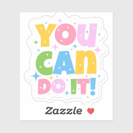 Je kunt het Schattige ontwerpen Sticker (Vel)