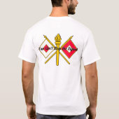 Je kunt het signaal niet stoppen t-shirt (Achterkant)