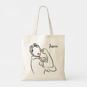 Je kunt het stijlvolle en moderne Rosie de Riveter Tote Bag (Achterkant)