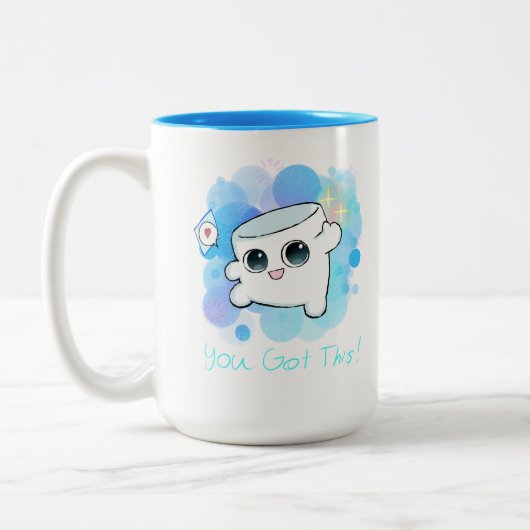 Je kunt het! tweekleurige koffiemok (Links)