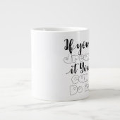 Je kunt het wel. grote koffiekop (Voorkant)