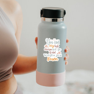 "Je kunt high vliegen...." Op maat gesneden Vinyl  Sticker