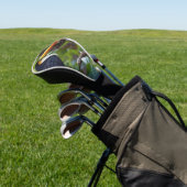 Je kunt in de boomtoppen zitten, golfheadcover (Insitu)