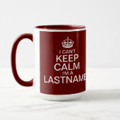 Je kunt je achternaam niet meer opgeven mok (Links)