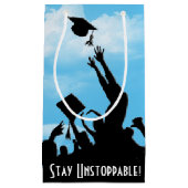 Je kunt je Afstuderen niet stoppen. Gefeliciteerd Klein Cadeauzakje (Voorkant)