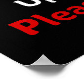 Je kunt je gang gaan. Studeer alsjeblieft! (donker Poster (Hoek)