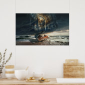 Je kunt je gratis aanvragen of muziek instellen poster (Keuken)