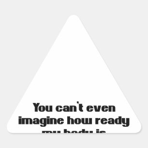 Je kunt je niet eens voorstellen sticker