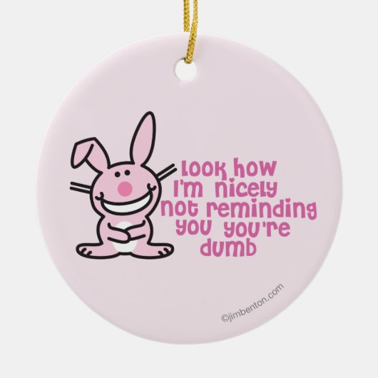 Je kunt je niet herinneren keramisch ornament (Voorkant)