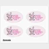 Je kunt je niet herinneren ovale sticker (Vel)