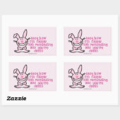 Je kunt je niet herinneren rechthoekige sticker (Vel)