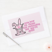 Je kunt je niet herinneren rechthoekige sticker (Envelop)