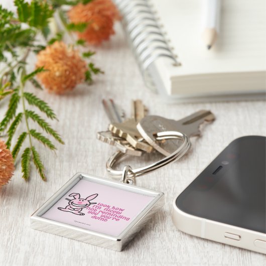 Je kunt je niet herinneren sleutelhanger (Zijkant)