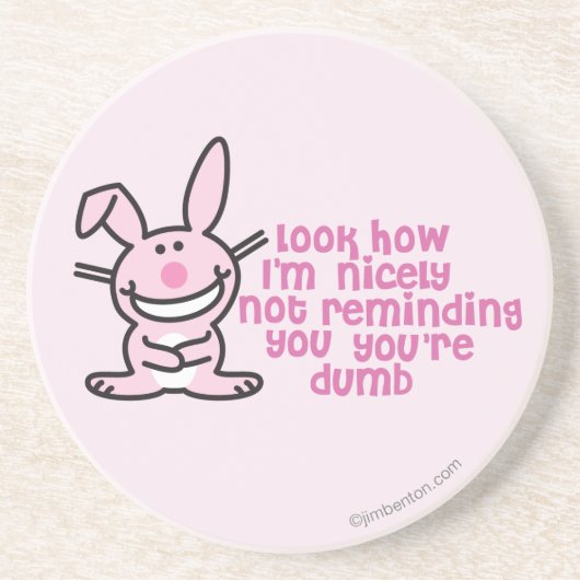 Je kunt je niet herinneren zandsteen onderzetter (Voorkant)