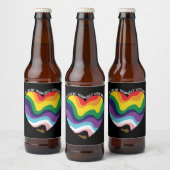 Je kunt jezelf met mij holebi transgender homo zij bier etiket (Flessen)