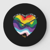 Je kunt jezelf met mij holebi transgender homo zij grote klok (Voorkant)