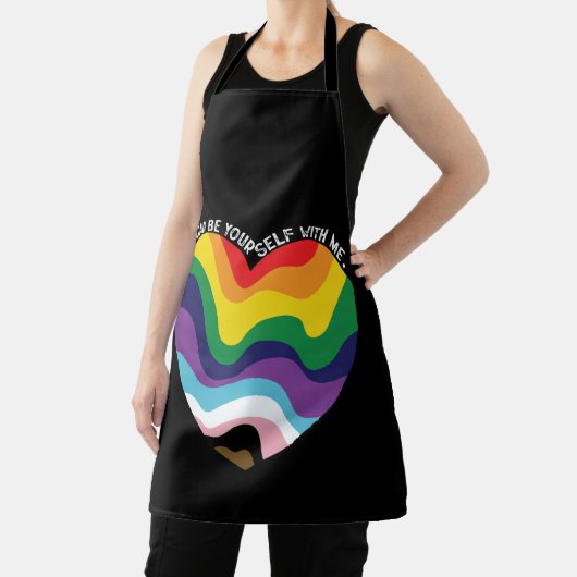 Je kunt jezelf met mij holebi transgender homo zij schort (Insitu)