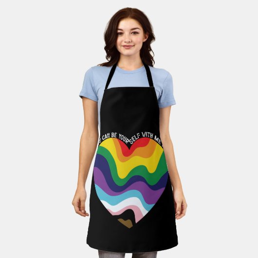 Je kunt jezelf met mij holebi transgender homo zij schort (Gedragen)