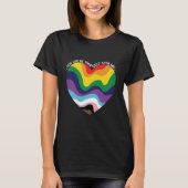 Je kunt jezelf met mij holebi transgender homo zij t-shirt (Voorkant)