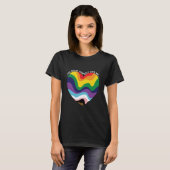 Je kunt jezelf met mij holebi transgender homo zij t-shirt (Voorkant volledig)