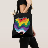 Je kunt jezelf met mij holebi transgender homo zij tote bag (Dichtbij)