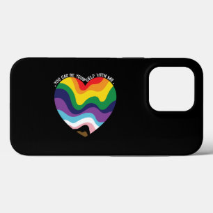 Je kunt jezelf zijn bij mij LGBT Transgender Homo  Case-Mate iPhone Case