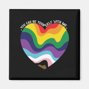 Je kunt jezelf zijn bij mij LGBT Transgender Homo  Magneet