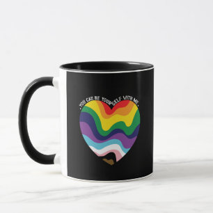 Je kunt jezelf zijn bij mij LGBT Transgender Homo  Mok