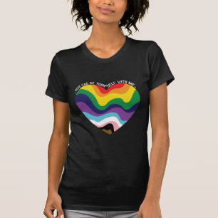Je kunt jezelf zijn bij mij LGBT Transgender Homo T-shirt