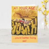 Je kunt maar beter volhouden! kaart (Gele Bloem)