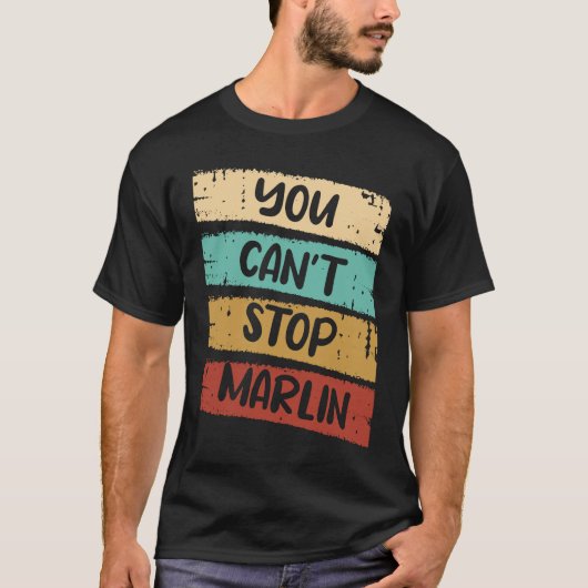 Je kunt Marlin niet tegenhouden T-shirt (Voorkant)