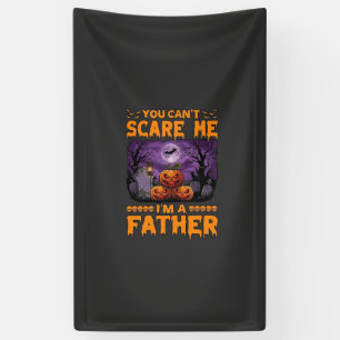 Je kunt me bang maken Vader Halloween Pompoenen Be Spandoek