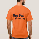 Je kunt me bellen, papa. t-shirt (Achterkant)